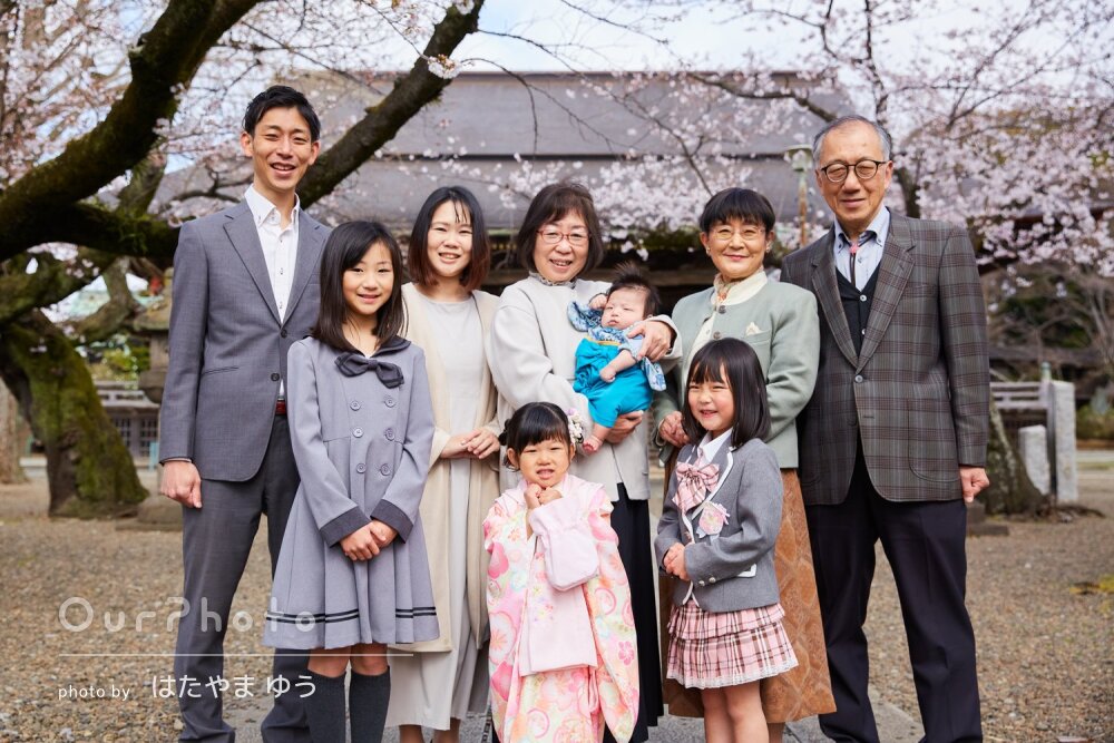 「丁寧さに本当に感動」家族の優しい笑顔が詰まった3歳七五三の撮影