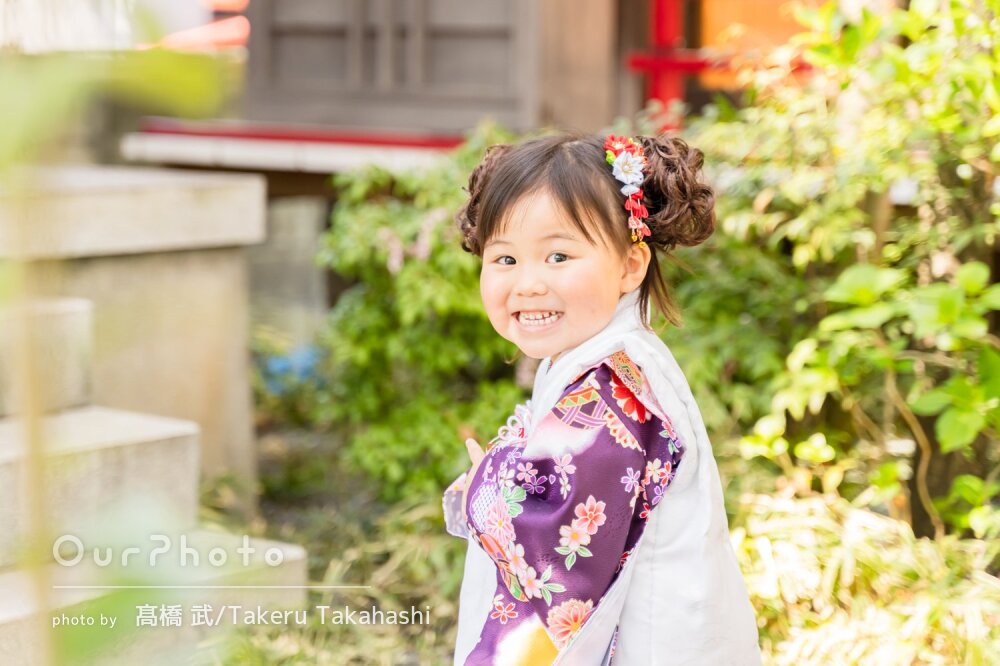 「一生の思い出になる素敵な写真」可愛くおめかしして七五三の撮影