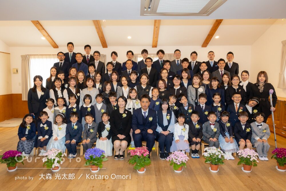 「笑顔を最大限引き出して」一生の思い出になるすばらしい卒園式の撮影