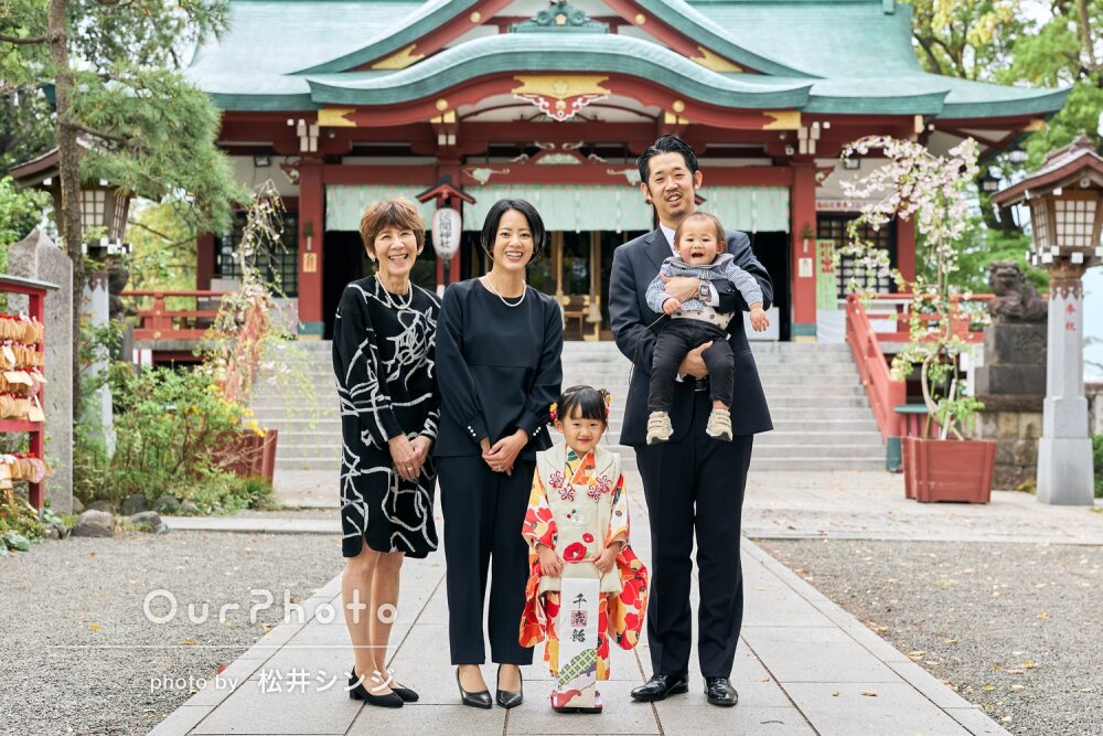 「最高の笑顔を引き出して」被布姿がキュート！女の子の3歳七五三の撮影