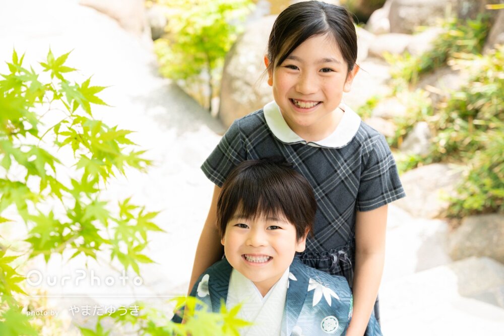 「自分たちでは思いつかない」今回も大満足！笑顔が可愛い七五三の撮影
