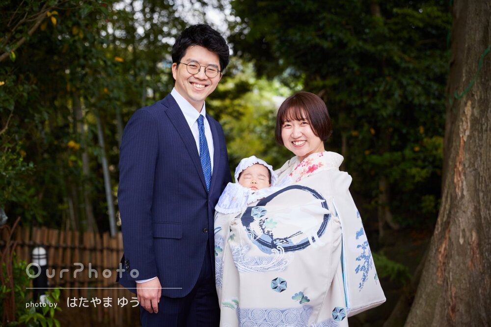 「またお願いしたい」良い写真で大満足な記念の初節句とお宮参りの撮影