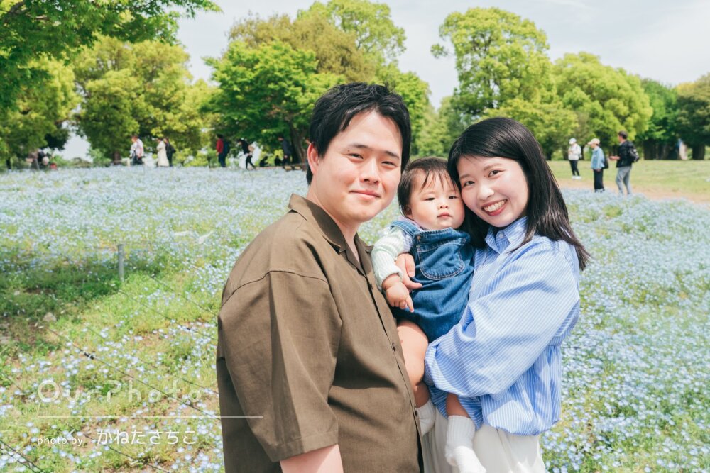 「お写真も最高で大満足」1歳の記念に！家族仲良くバースデーフォト撮影