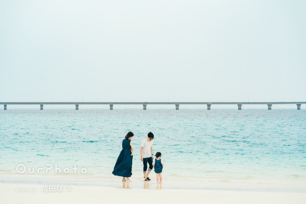 「大変いい思い出に」美しい海を背に和やかで素敵なバースデーフォト撮影