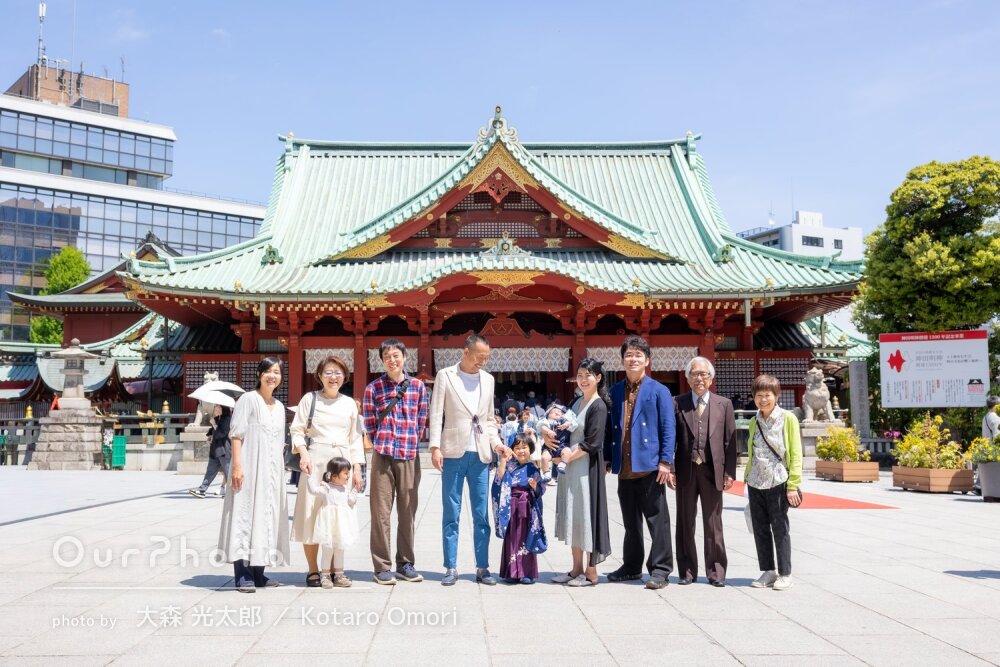 「素敵なお写真をたくさん」鮮やかな袴姿がキュートな女の子の七五三撮影