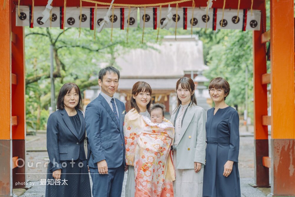 「とんでもなく素敵な写真ばかり」パターン豊富！お宮参りと百日祝い撮影