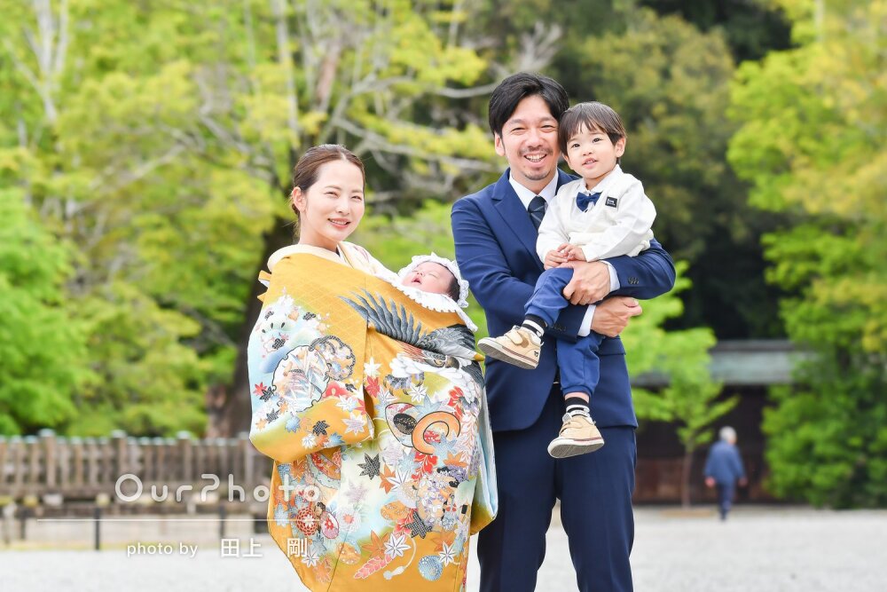 「素敵な瞬間を切り取られたものばかり」思い出に残るお宮参りの撮影