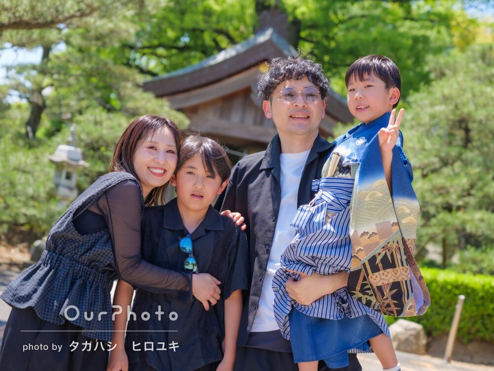 「宝物になる写真がたくさん」家族の記念にもなった神社での七五三の撮影