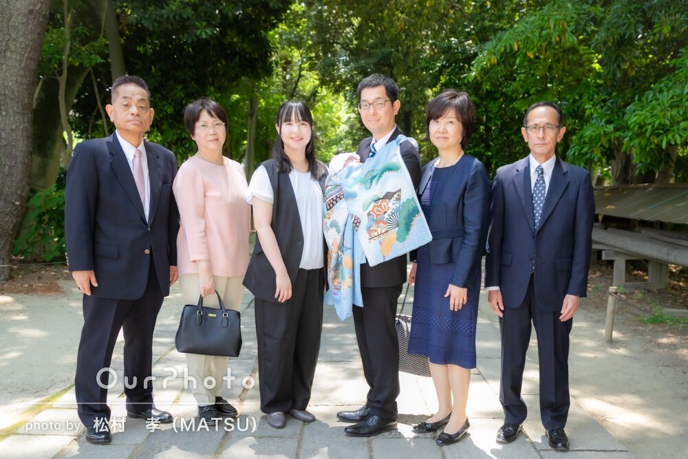 「どれも素晴らしいものばかり」一生の宝物！祖父母と祝うお宮参りの撮影