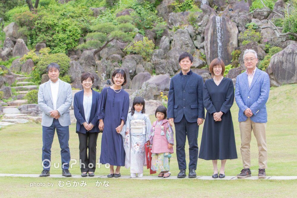 「どのお写真もとても綺麗」パステルの和装が素敵！姉妹の七五三の撮影