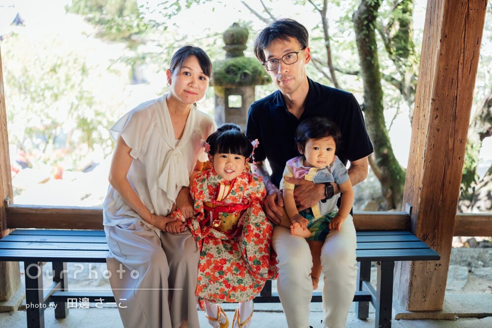 「素敵なお写真たくさん」華やかな晴れ着姿が可愛い女の子の七五三の撮影