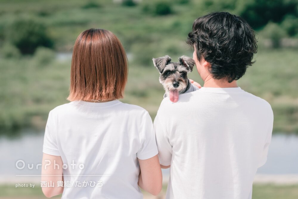 「理想以上の自然体な写真」愛犬の3歳誕生日の記念にペット写真の撮影