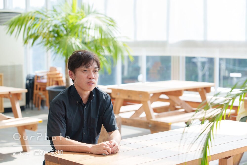「恥ずかしさもどこかにいって、気持ちよく」男性プロフィール写真の撮影