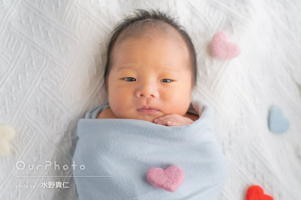 「やりたい撮影パターンを全部できた」家族一緒にニューボーンフォト撮影