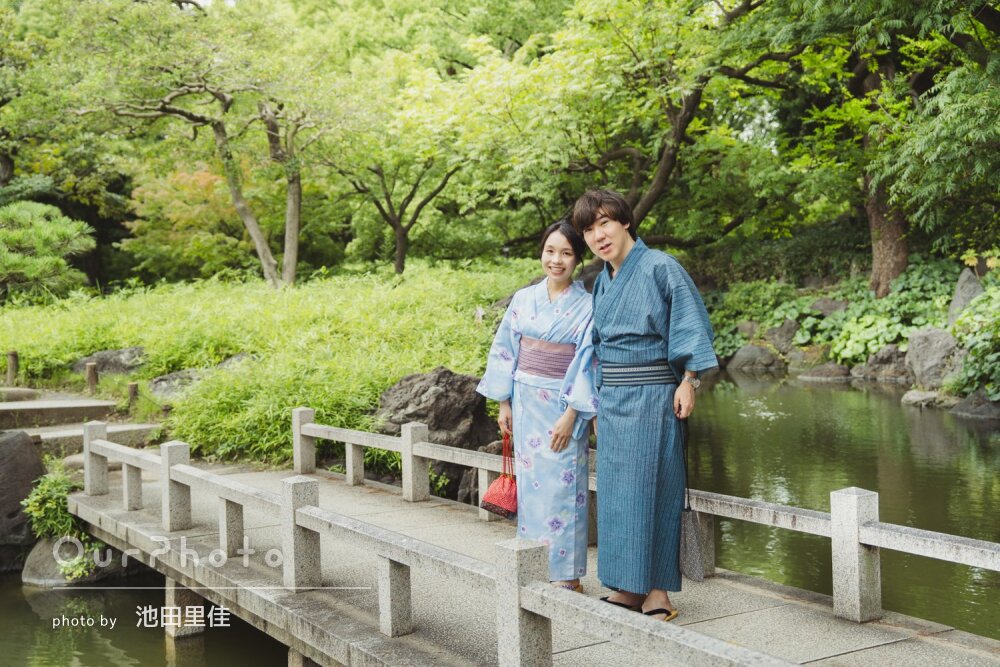 「本当に良い思い出に」浴衣姿で爽やかに！幸せ一杯カップルフォトの撮影