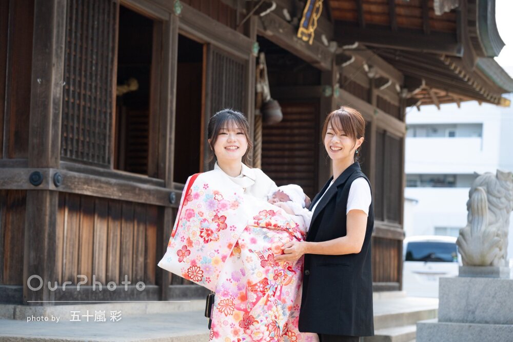 「素敵な写真ばかり」海風を感じながら！神社で温かなお宮参りの撮影