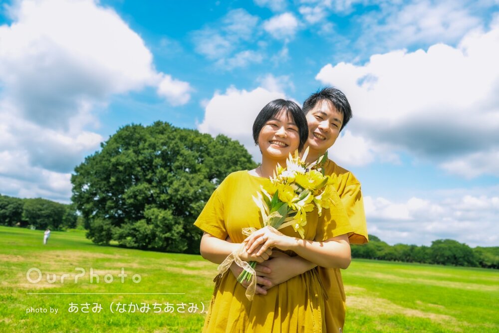 「リラックスして」恒例行事！リピーター様の結婚記念カップルフォト撮影
