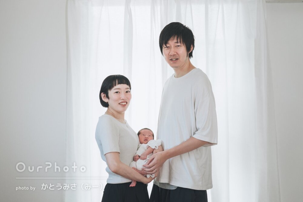 「作り込みすぎない自然」日常を素敵に切り取るニューボーンフォトの撮影