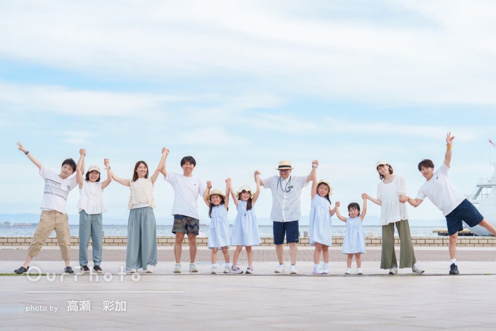 「雰囲気やレタッチも好みで大満足」思い出に残る！港街で家族写真の撮影