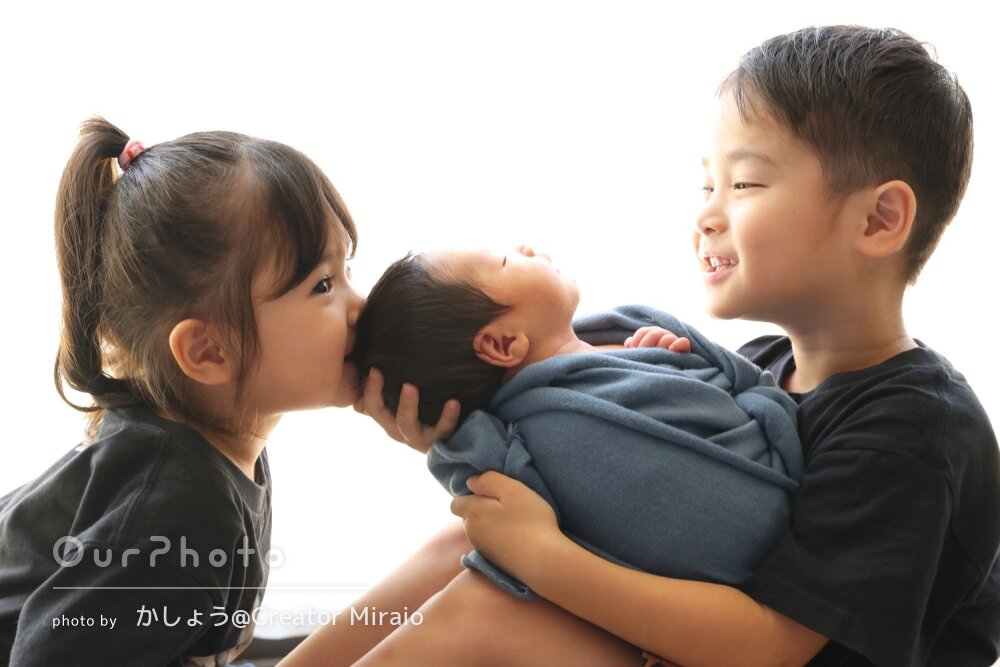 「日常的な写真も撮っていただけて有難かった」ニューボーンフォトの撮影