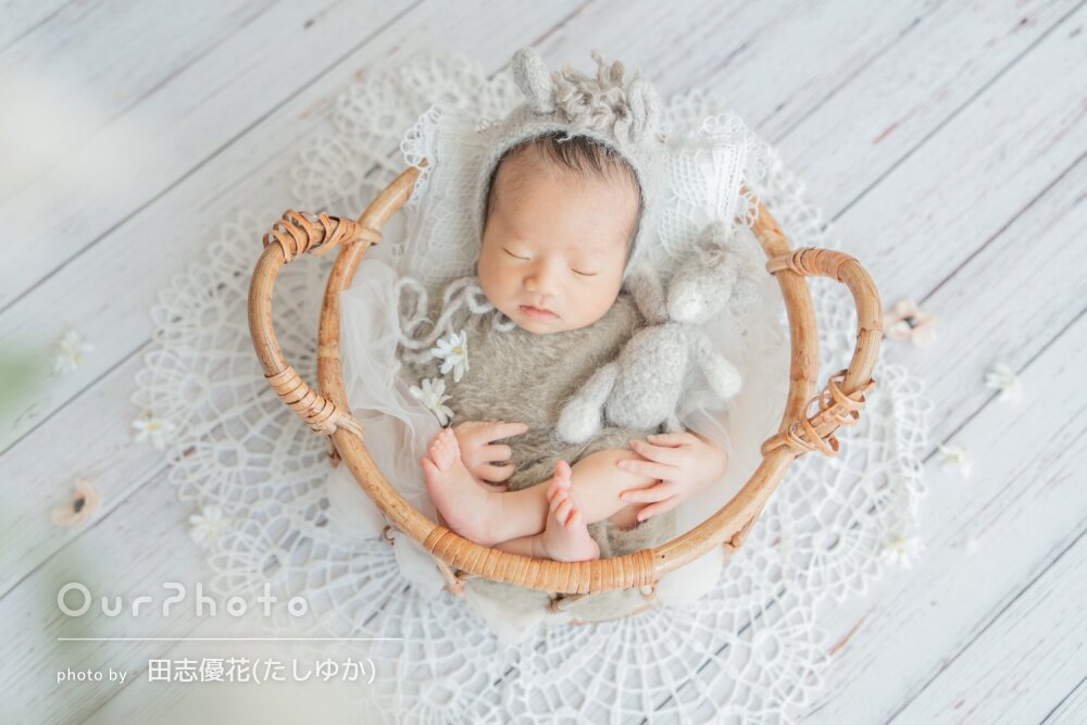 「すごく可愛いお写真ばかり」幸せ溢れる素敵なニューボーンフォトの撮影