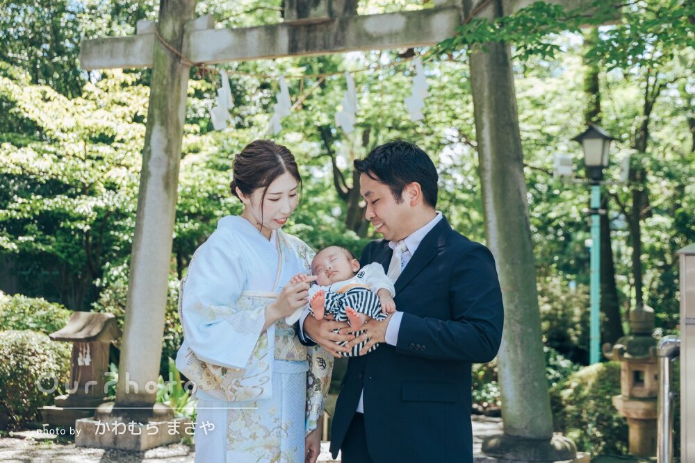「家族全員が快く楽しく」幸せ伝わる！可愛い袴姿でお宮参りの撮影
