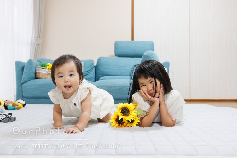 「子供達も楽しく」柔軟に対応！ご自宅や海辺でバースデーフォトの撮影