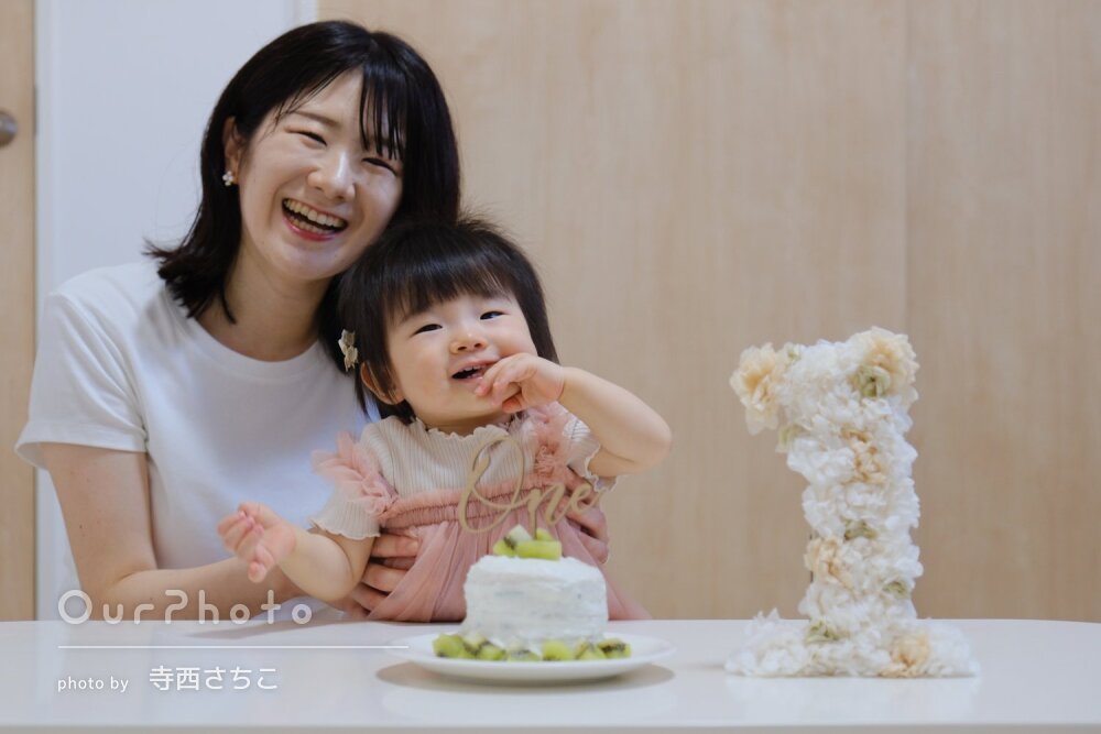 「見るたびにあたたかい気持ちになる」三世代で1歳お誕生日記念の撮影
