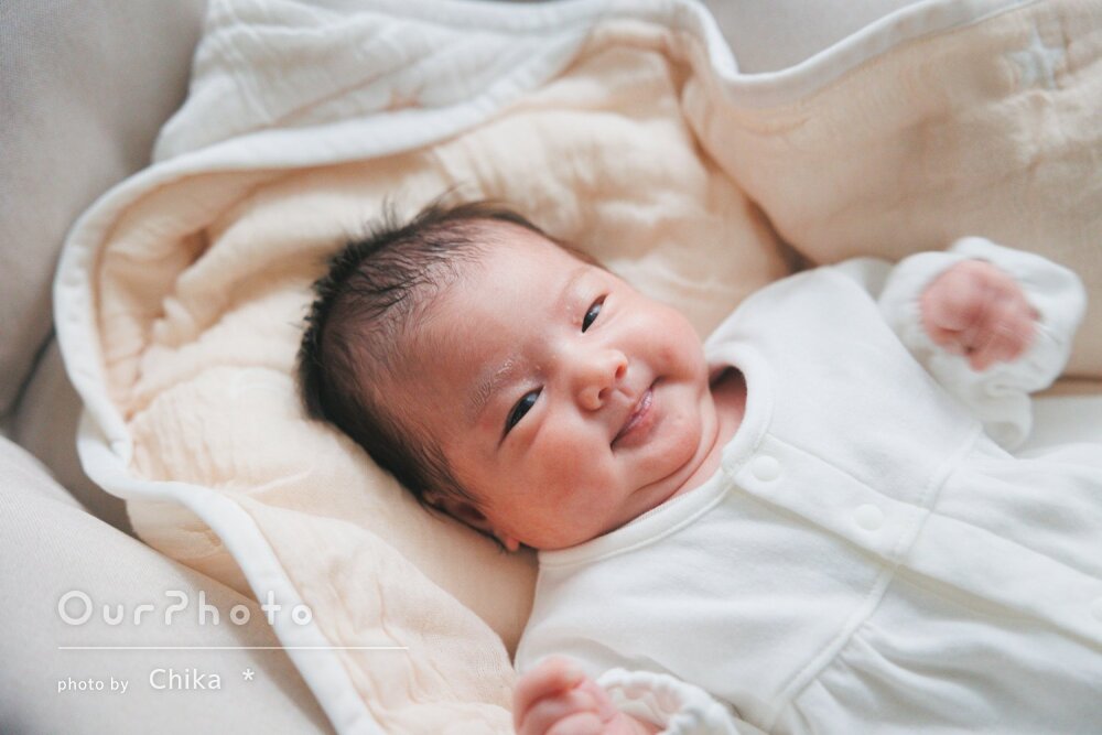 「素敵な時間」自然な姿が可愛い！ご自宅でニューボーンフォトの撮影
