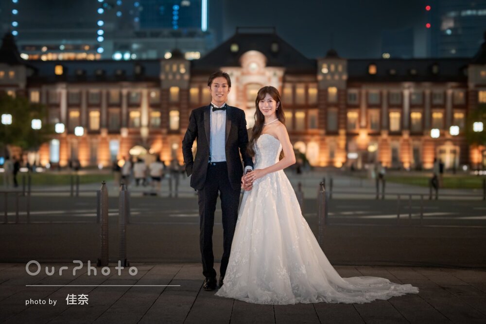 「お願いして本当に良かった」ドラマチックな夜景を背に結婚式の前撮り