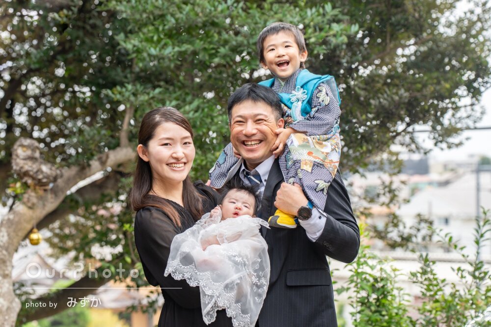 「どれも素敵な仕上がり」大切な一日を残す3歳の七五三とお宮参りの撮影