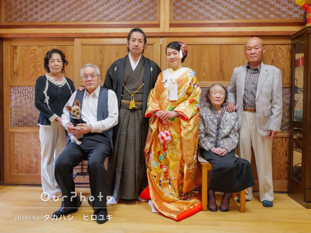 「光の取り入れ方や着物の色合いなどとても綺麗」ブライダルフォトの撮影