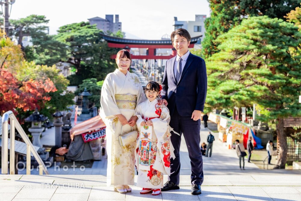 「自然な表情や何気ない仕草まで」弾ける笑顔が可愛い7歳の七五三の撮影