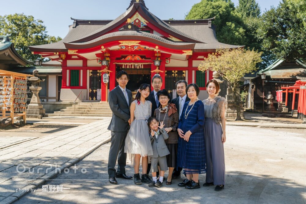 「終始笑顔があふれる」一瞬一瞬がおしゃれな雰囲気！洋装で七五三の撮影