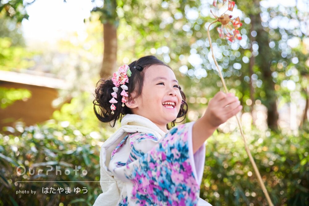 「最初から最後まで子どもファースト」弾ける笑顔が愛らしい七五三の撮影