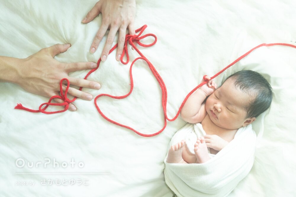 「素敵な写真をたくさん」親子の絆を感じるニューボーンフォトの撮影