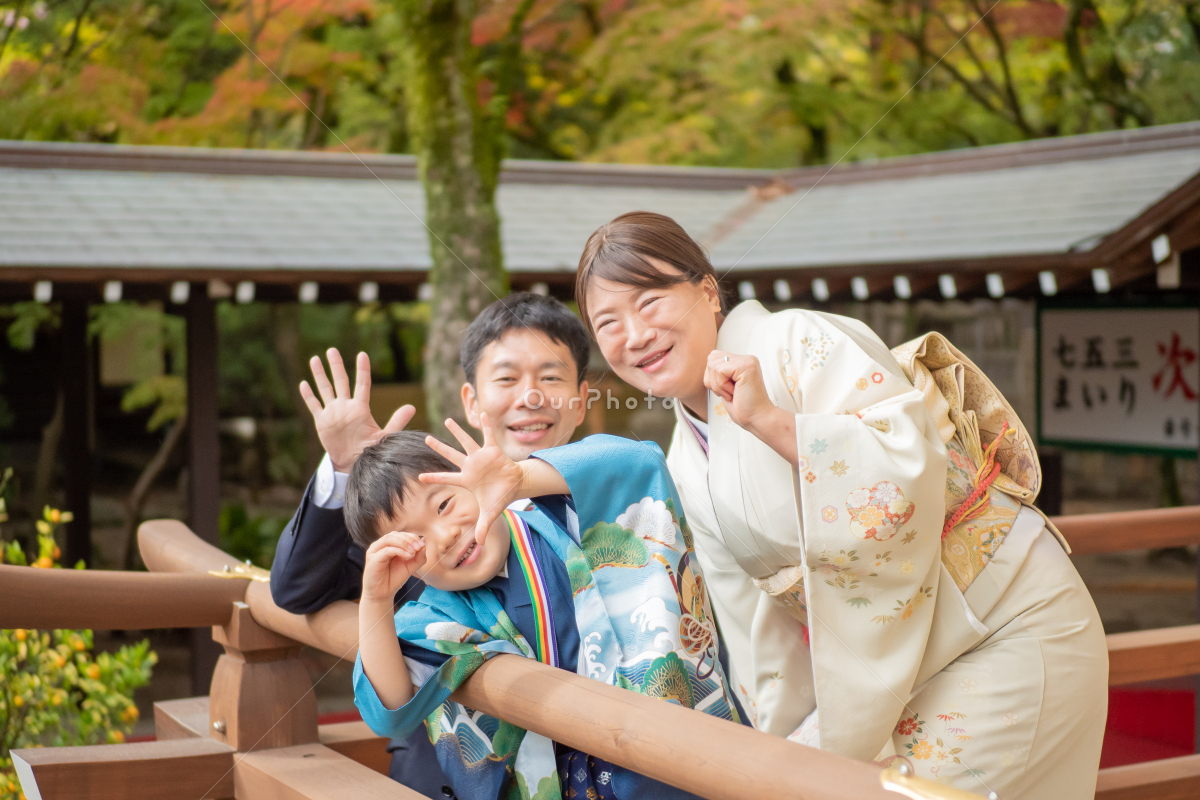 往馬大社(生駒市)で七五三の出張撮影｜カメラマンの撮影例と価格で比較