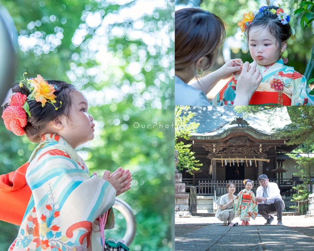 赤羽八幡神社(北区)で七五三の出張撮影｜カメラマンの撮影例と価格で
