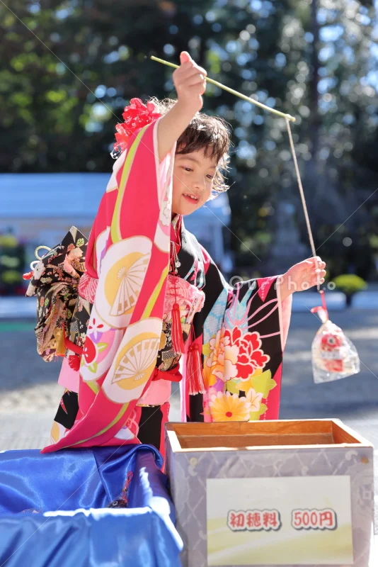 蚕養神社(会津若松市)でお宮参りの出張撮影｜カメラマンの撮影例と価格